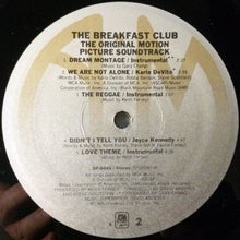 Load image into Gallery viewer, Various : The Breakfast Club (Original Motion Picture Soundtrack) (LP, Album)