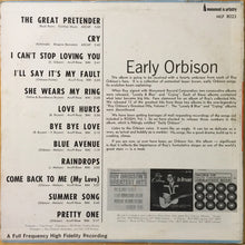 Load image into Gallery viewer, Roy Orbison : Early Orbison (LP, Album, Comp, Mono)