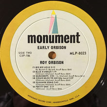Load image into Gallery viewer, Roy Orbison : Early Orbison (LP, Album, Comp, Mono)