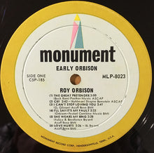 Load image into Gallery viewer, Roy Orbison : Early Orbison (LP, Album, Comp, Mono)