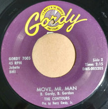 Load image into Gallery viewer, The Contours : Do You Love Me / Move Mr. Man (7&quot;, Single, 𝓐𝓡𝓟)