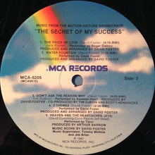 Load image into Gallery viewer, Various : The Secret Of My Success - Music From The Motion Picture Soundtrack (LP, Comp, Pin)