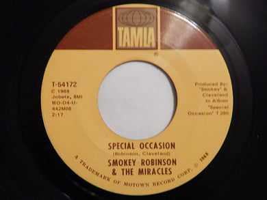 Smokey Robinson & The Miracles : Special Occasion (7