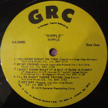 Load image into Gallery viewer, Ripple : Ripple (LP, Album, Son)