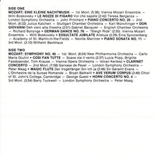 Load image into Gallery viewer, Wiener Mozart Ensemble, The London Symphony Orchestra, Stuttgarter Kammerorchester, English Chamber Orchestra, The Academy Of St. Martin-in-the-Fields, New Philharmonia Orchestra, L&#39;Orchestre De La Suisse Romande : A Little Night Music, The Magic Of Mozart (Cass, Album, Comp, Dol)