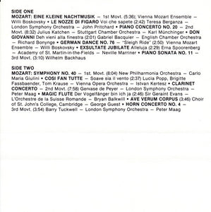 Wiener Mozart Ensemble, The London Symphony Orchestra, Stuttgarter Kammerorchester, English Chamber Orchestra, The Academy Of St. Martin-in-the-Fields, New Philharmonia Orchestra, L'Orchestre De La Suisse Romande : A Little Night Music, The Magic Of Mozart (Cass, Album, Comp, Dol)
