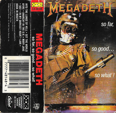 Megadeth : So Far, So Good... So What! (Cass, Album)