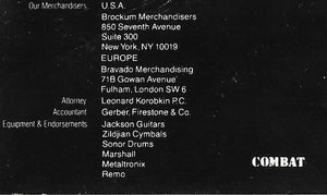 Megadeth : So Far, So Good... So What! (Cass, Album)