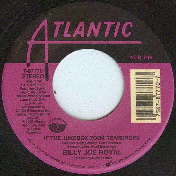 Billy Joe Royal : If The Jukebox Took Teardrops / How Could You Leave Me (7