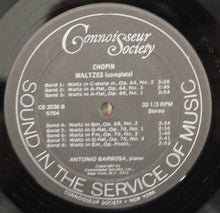 Load image into Gallery viewer, Frédéric Chopin - Antonio Barbosa : Chopin Waltzes (Complete) (LP)