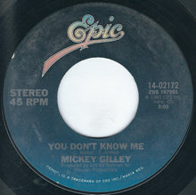 Load image into Gallery viewer, Mickey Gilley : You Don&#39;t Know Me / Jukebox Argument (7&quot;, Styrene, Ter)