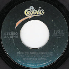 Load image into Gallery viewer, Webster Lewis : Give Me Some Emotion (7")