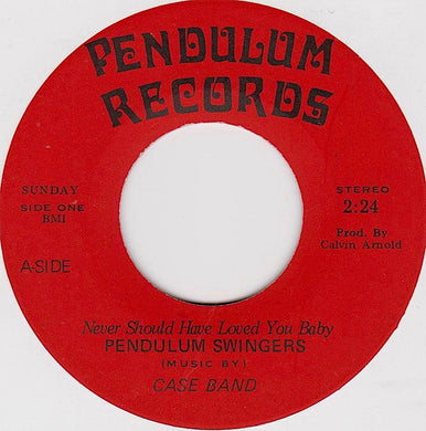 Pendulum Swingers Music By The Case Band : Never Should Have Loved You Baby (7