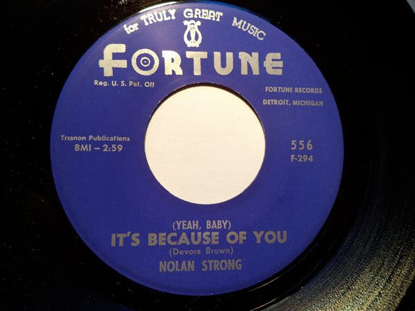 Nolan Strong : (Yeah Baby) It's Because Of You  (7