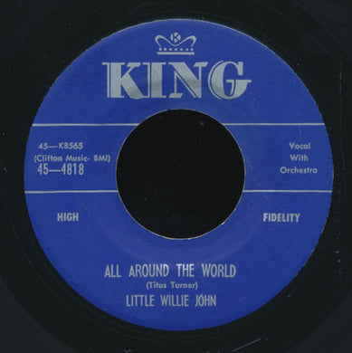 Little Willie John : All Around The World / Don't Leave Me Dear (7