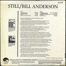 Load image into Gallery viewer, Bill Anderson (2) : Still (LP, Album, Ind)
