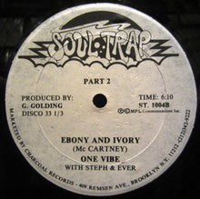 Load image into Gallery viewer, One Vibe Band : Shades Of Ivory / Ebony And Ivory (12&quot;, Single)