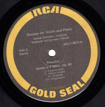 Load image into Gallery viewer, Sergei Prokofiev, Itzhak Perlman / Vladimir Ashkenazy : Sonatas For Violin And Piano (No. 1, Op. 80 · No. 2, Op. 94a) (LP, RE)