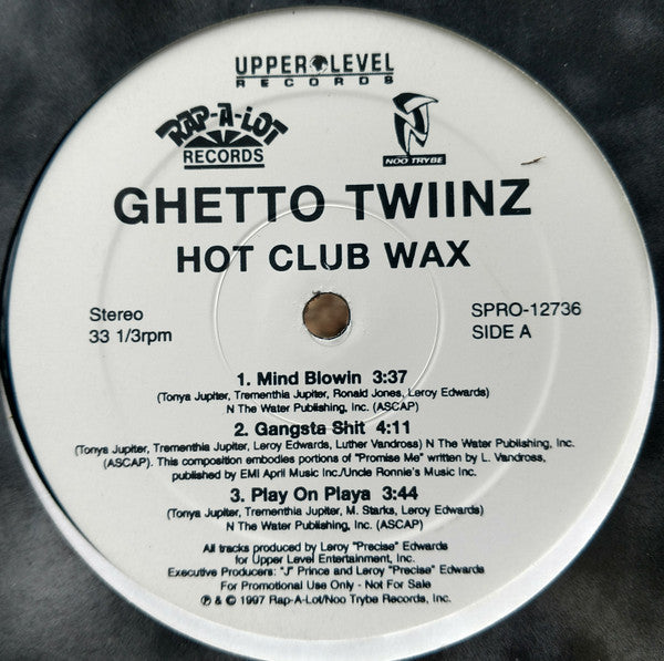 Ghetto Twiinz : Hot Club Wax (12