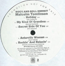 Load image into Gallery viewer, Malcolm Tomlinson : Rock And Roll Hermit (LP, Album, Promo)