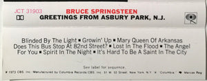 Bruce Springsteen : Greetings From Asbury Park N.J. (Cass, Album, RE, Peb)