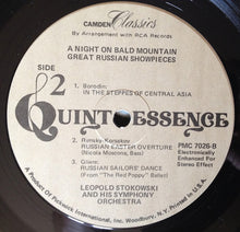 Load image into Gallery viewer, Leopold Stokowski And His Symphony Orchestra, Modest Mussorgsky, Alexander Borodin, Nikolai Rimsky-Korsakov, Reinhold Glière : Night On Bald Mountain / Great Russian Showpieces (LP, Album)