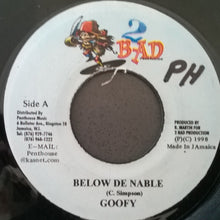 Load image into Gallery viewer, Goofy / Hawkeye (4) : Below De Nable / Ooh Ah Ah (7")