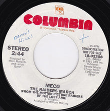 Load image into Gallery viewer, Meco Monardo : The Raiders March (7", Promo)
