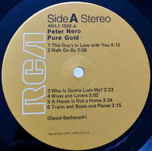 Load image into Gallery viewer, Peter Nero : Pure Gold (The Great Songs Of Burt Bacharach &amp; Hal David) (LP, Album, RP)