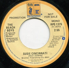 Load image into Gallery viewer, The Beach Boys : Susie Cincinnati (7", Promo)