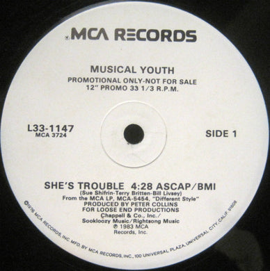 Musical Youth : She's Trouble / Incommunicado (12