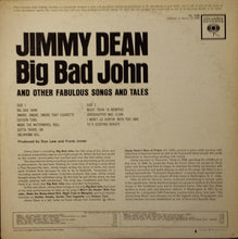 Load image into Gallery viewer, Jimmy Dean : Big Bad John And Other Fabulous Songs And Tales (LP, Album, Mono, Pit)