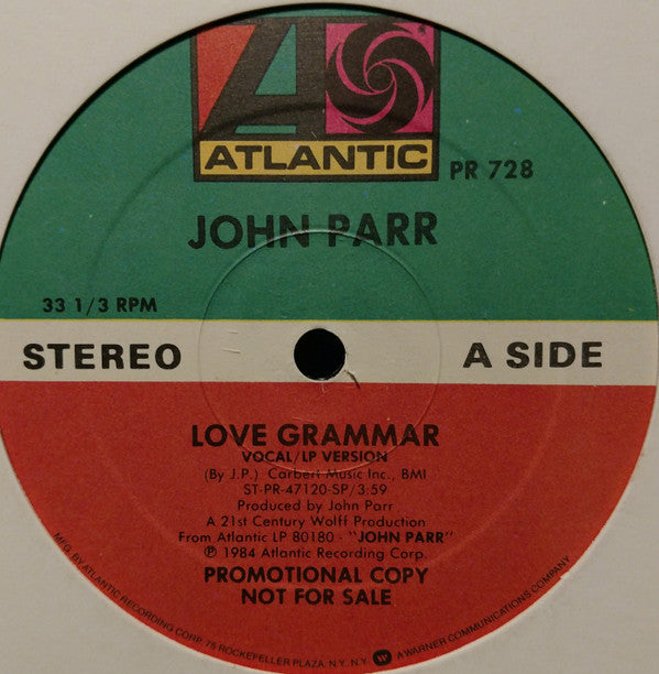 John Parr : Love Grammar (12