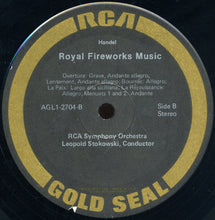 Load image into Gallery viewer, Georg Friedrich Händel, RCA Victor Symphony Orchestra, Leopold Stokowski : Water Music / Royal Fireworks Music (LP, RE, RM)