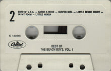 Load image into Gallery viewer, The Beach Boys : Best Of The Beach Boys, Vol. 1 (Cass, Comp, Club, RE)
