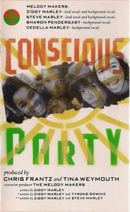Ziggy Marley And The Melody Makers : Conscious Party (Cass, Album, SR,)