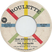 Load image into Gallery viewer, The Playmates With Joe Reisman And His Orchestra &amp; Joe Reisman Chorus : Parade Of Pretty Girls / Our Wedding Day (7", Single)