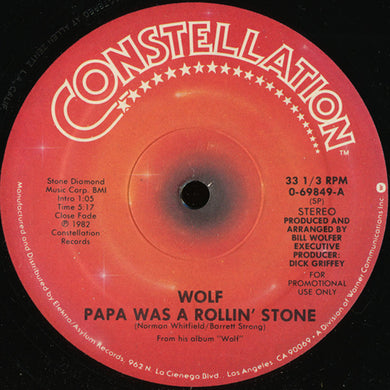 Bill Wolfer : Papa Was A Rollin' Stone (12