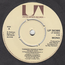 Load image into Gallery viewer, James Cagney / James Cagney And Frances Langford : Yankee Doodle Boy / Over There (7", Mono)