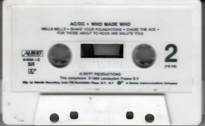 AC/DC : Who Made Who (Cass, Album, Comp, SR)