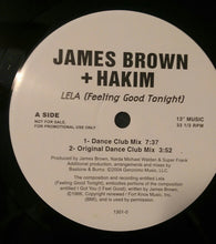 Load image into Gallery viewer, James Brown &amp; Hakim : Lela (Feeling Good Tonight) (12&quot;, Promo)
