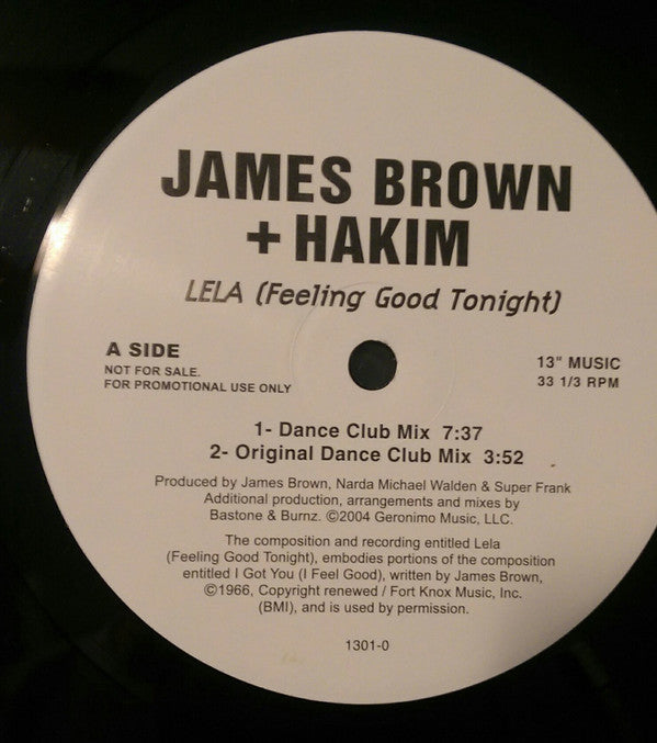 James Brown & Hakim : Lela (Feeling Good Tonight) (12
