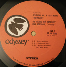 Load image into Gallery viewer, Franz Schubert - Max Goberman Conducting The Vienna New Symphony : Unfinished Symphony / Rosamunde Overture / Magnificat In C Major (LP)