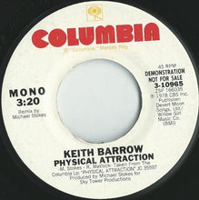 Load image into Gallery viewer, Keith Barrow : Physical Attraction (7", Mono, Promo, Ter)