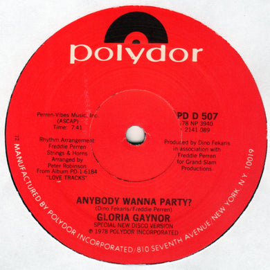 Gloria Gaynor : Anybody Wanna Party? (12