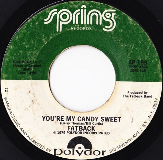 The Fatback Band : You're My Candy Sweet (7
