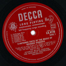 Load image into Gallery viewer, Stanley Black &amp; His Orchestra &amp; The Kingsway Promenade Orchestra : Symphonic Suite Of The Music Of Richard Rodgers (LP)
