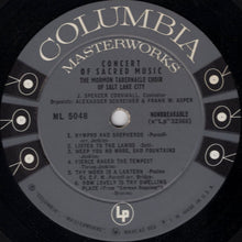 Load image into Gallery viewer, Mormon Tabernacle Choir : Concert Of Sacred Music (LP, Album, Mono)