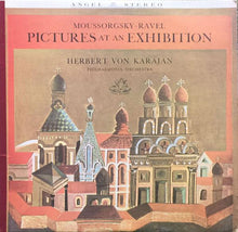 Load image into Gallery viewer, Modest Mussorgsky - Maurice Ravel / Herbert Von Karajan, Philharmonia Orchestra : Pictures At An Exhibition (LP, Album)