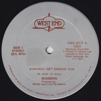 Bombers : (Everybody) Get Dancin' (12